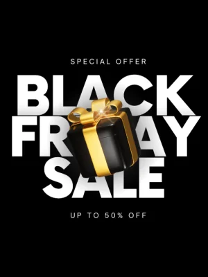 Black Exciting Black Friday Sale Instagram Post